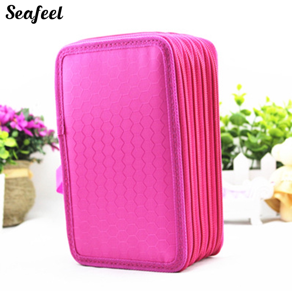 Túi Đựng Bút Sức Chứa Lớn Không Biến Dạng Có Khóa Kéo Bền Bỉ Cho Học Sinh