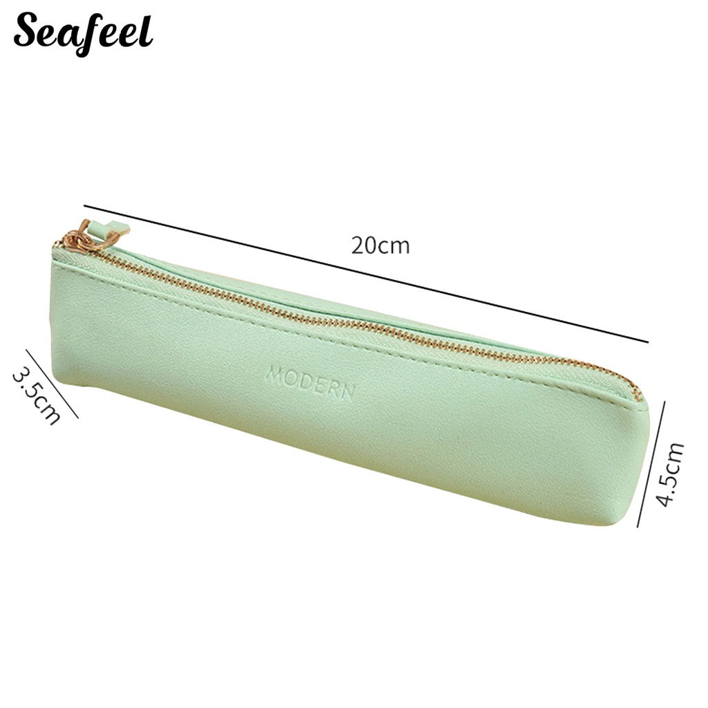 Túi Đựng Bút Chì Sức Chứa Lớn Có Khóa Kéo Sành Điệu Cho Nhà Ở / Văn Phòng