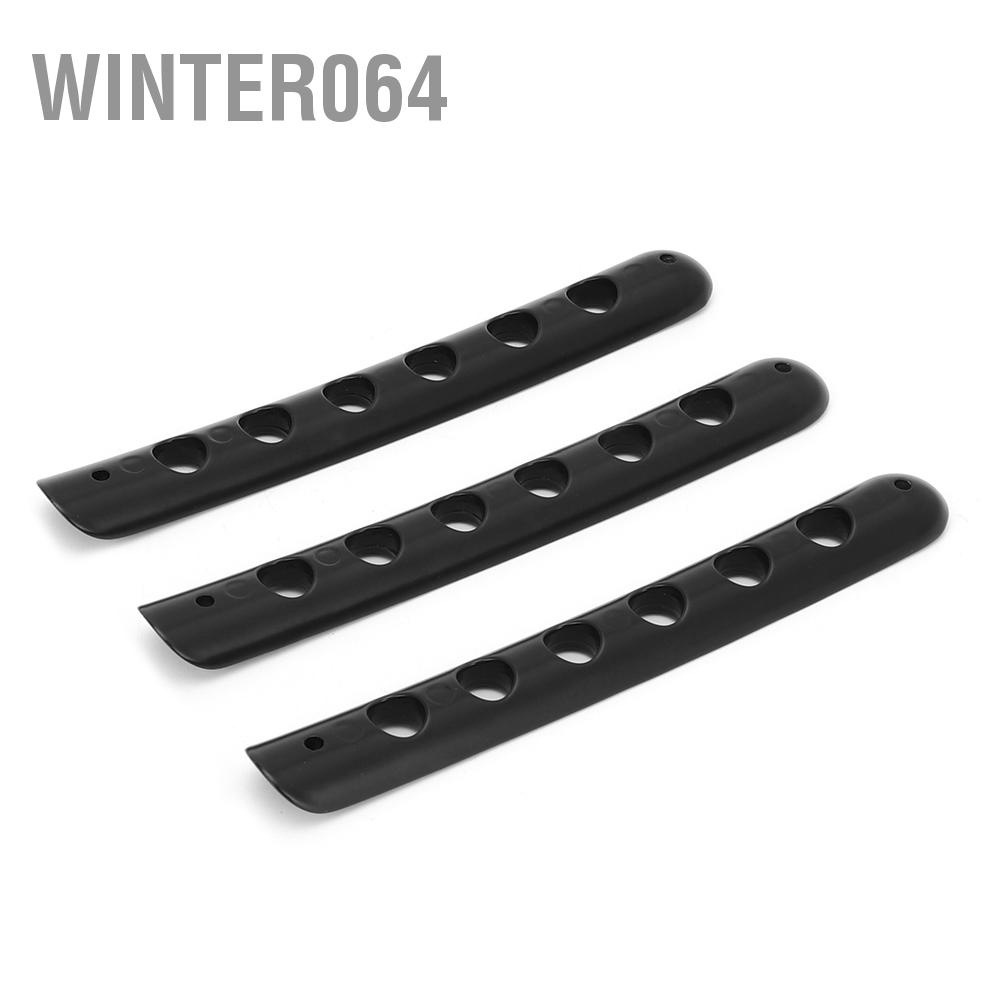 Winter064 3 Cái/bộ Hợp Kim Nhôm Cửa Ô Tô Viền Lắp Phù Cho Xe Jeep Wrangler JK 2 2007-2018