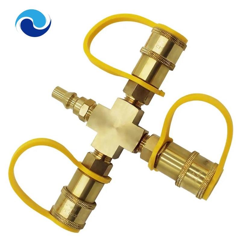 Phích Cắm Chia 3 Chiều 1 / 4Inch 250 Loại Tiện Dụng Dành Cho Vỉ Nướng Rv 'S