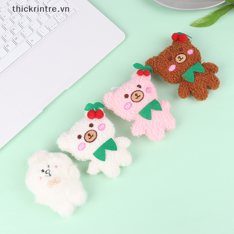 Móc Khóa Hình Cặp Đôi Hoạt Hình Nhồi Bông Đáng Yêu