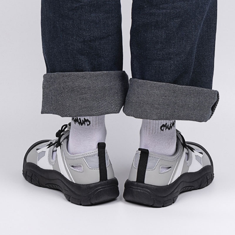 Giày Thể Thao Phối Lưới Thoáng Khí Màu Đen Thời Trang Mùa Hè Cho Nữ