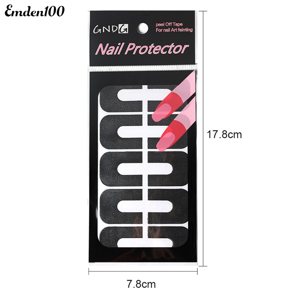 Bộ 10 Miếng Dán Ngón Tay Chống Lem Siêu Mỏng Dùng Trong Salon