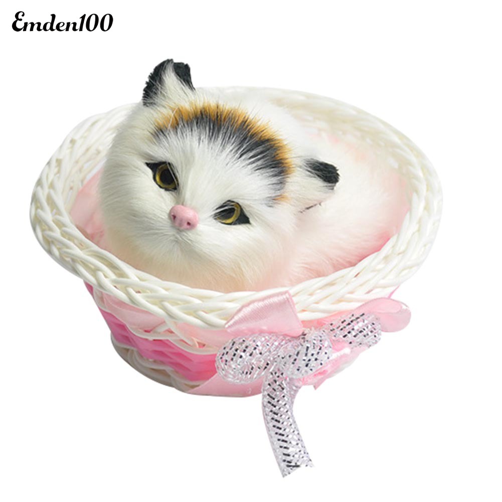 Chú Mèo Nhồi Bông Phát Ra Âm Thanh Sống Động