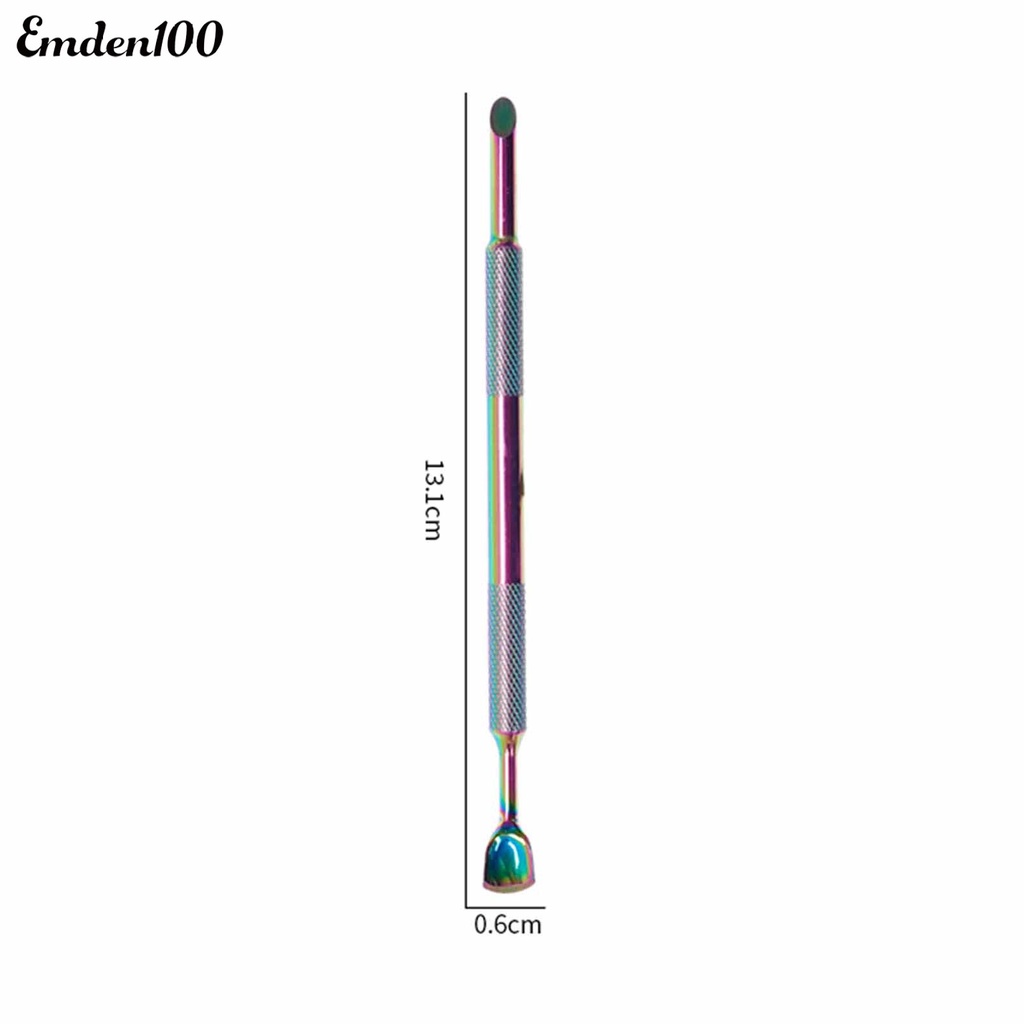 Dụng Cụ Cắt Móng Bằng Thép Không Gỉ Hai Đầu Dạng Cong / Vòng Cung