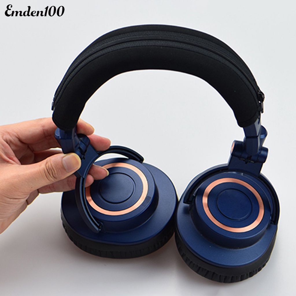 Vỏ Bọc Tai Nghe Chụp Đầu Bằng Da Giả Mềm Mại Thay Thế Cho Audio Technica ATH-M50X M30X M40X