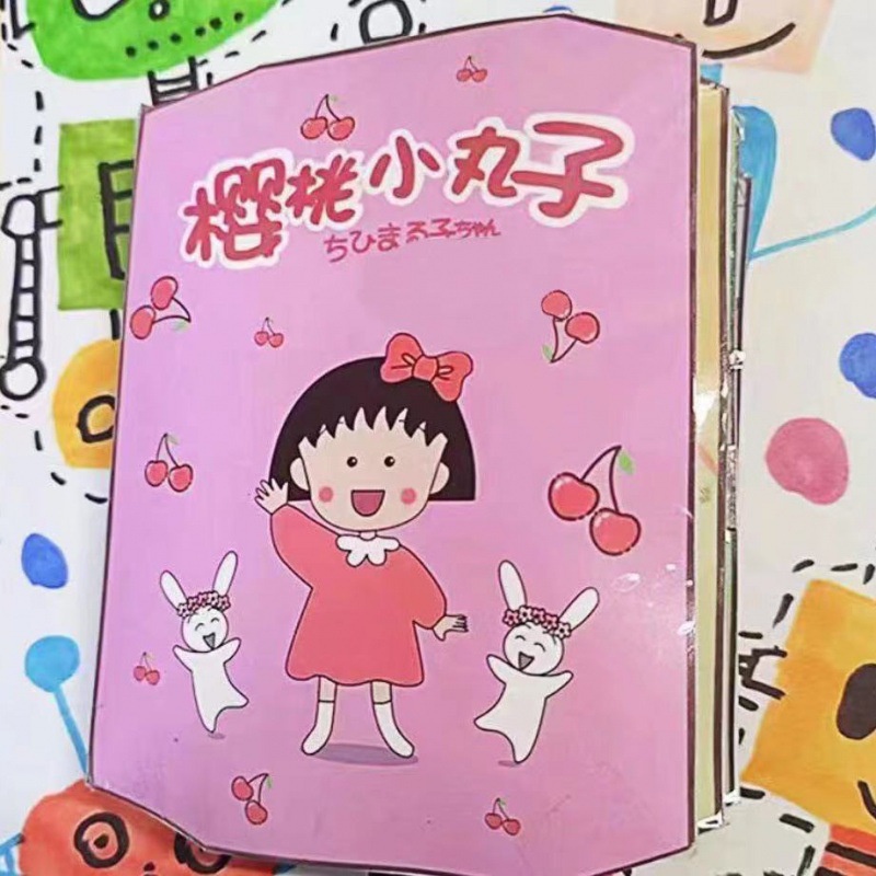 SANRIO Sách Giấy Dán Hoạt Hình Mini Giảm Căng Thẳng Dành Cho Nhà Búp Bê