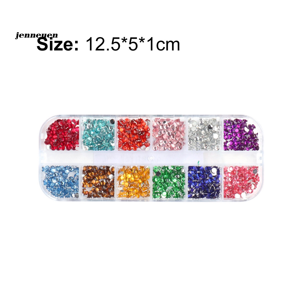 Đá Đính Trang Trí Móng Tay Nghệ Thuật Bằng Nhựa Resin Lưng