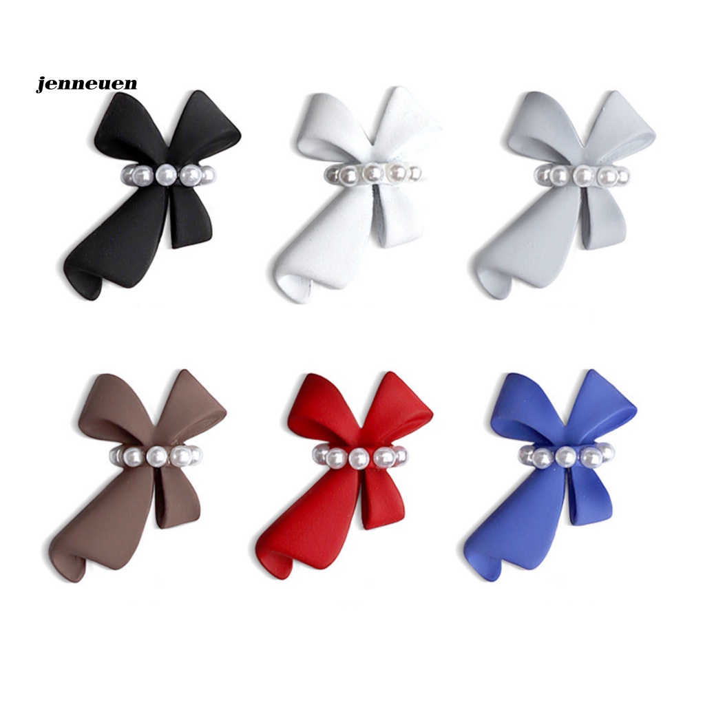 Bộ 5 Phụ Kiện Trang Trí Móng Tay Hình Nơ 3D Xinh Xắn