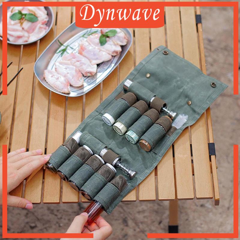 Set 12 Lọ Thủy Tinh Đựng Gia Vị Tiện Lợi Cho Du Lịch