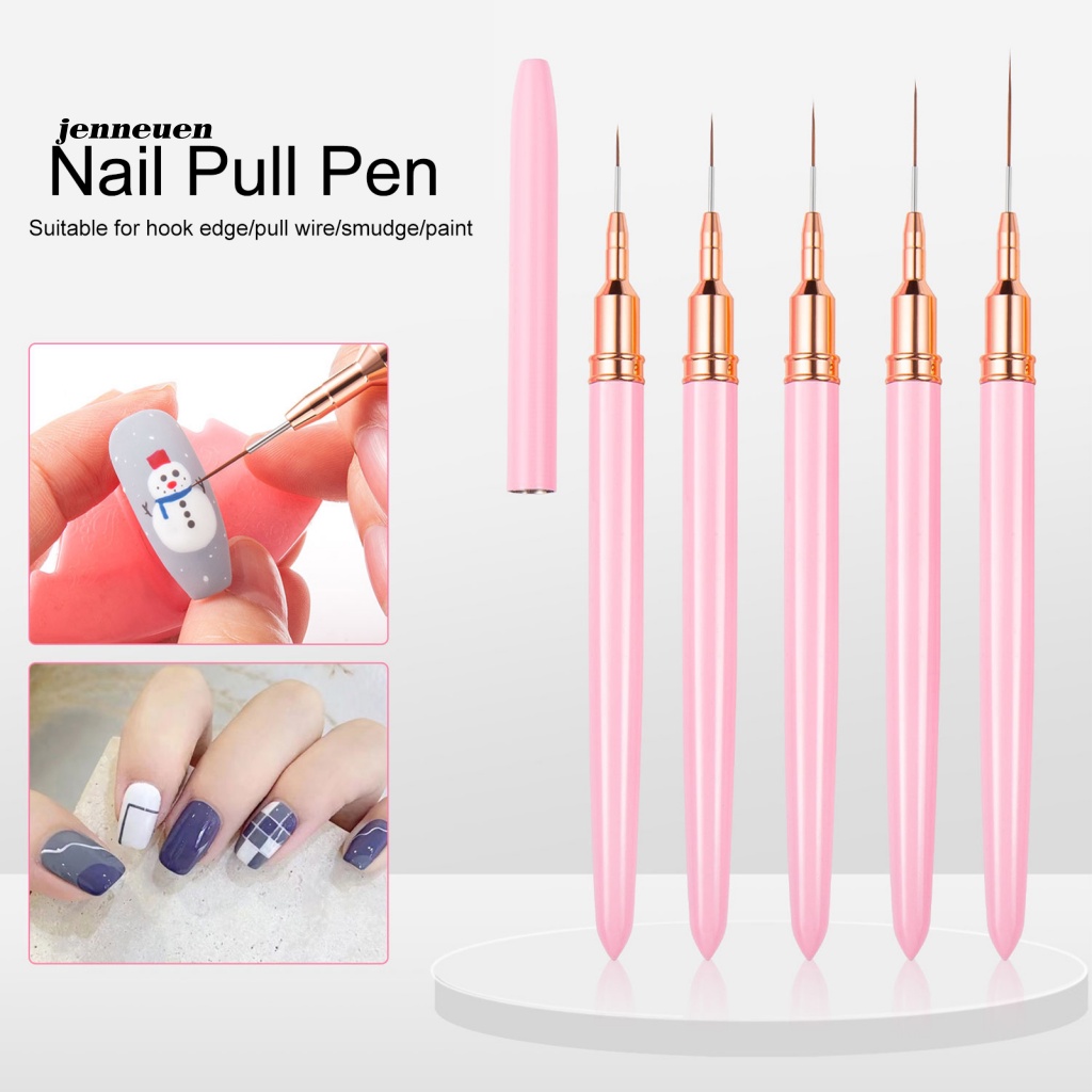 Set 5 Cọ Vẽ Trang Trí Móng Nghệ Thuật Trọng Lượng Nhẹ Thoải Mái