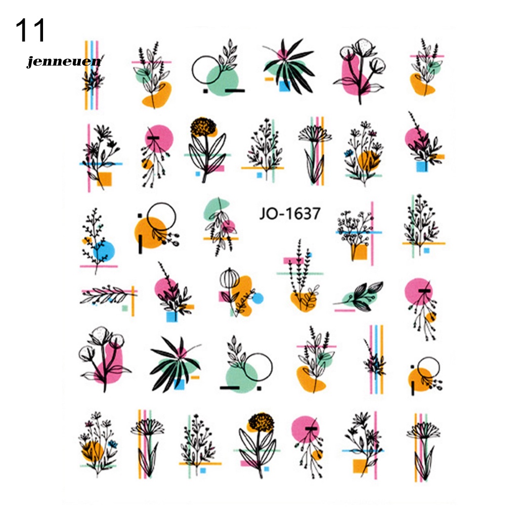 Giấy Dán Trang Trí Móng Tay Nghệ Thuật Nhiều Màu Sắc Dành Cho Học Sinh DIY