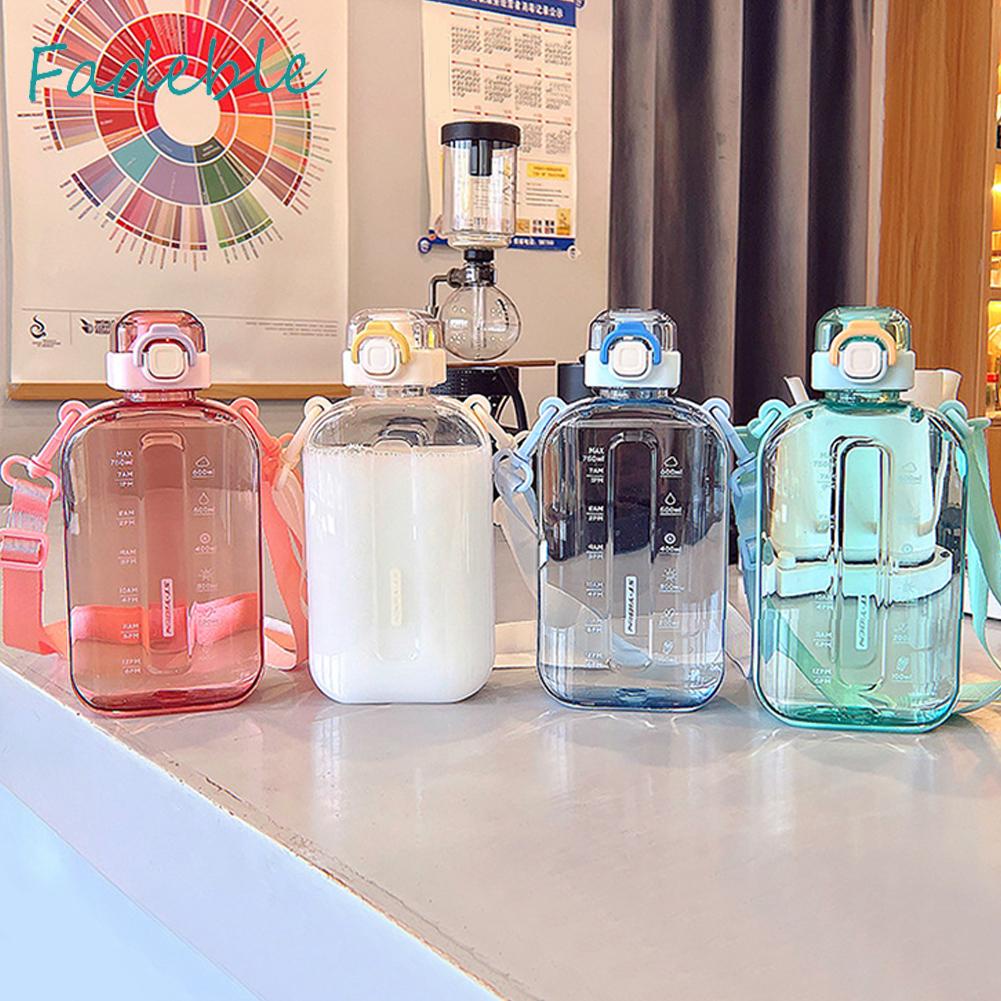 Bình Nước Trong Suốt 750ML Có Thể Điều Chỉnh Kích Cỡ