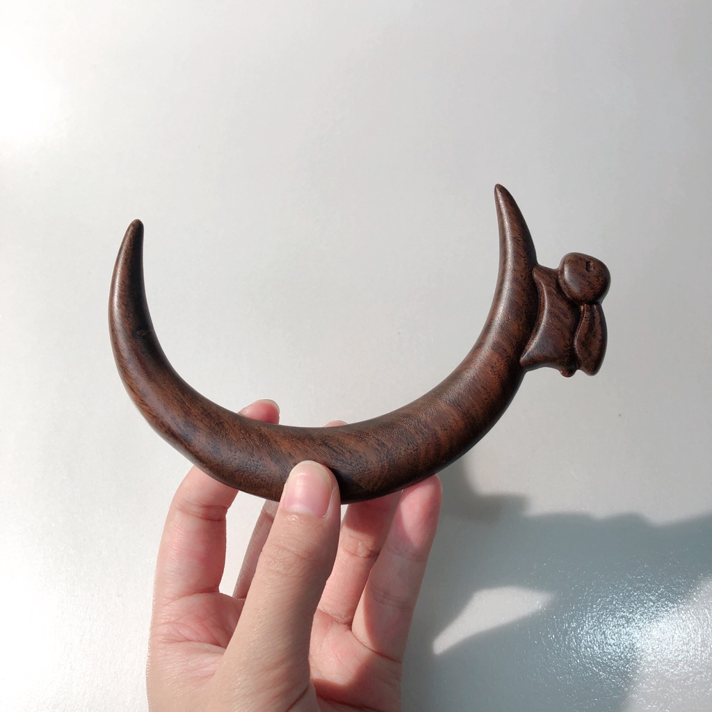 Hàng Mới Về Mới Trâm Cài Tóc Lụa Hình Thỏ Phong Cách Hanfu Trung Hoa Ngọt Ngào Dễ Phối Đồ