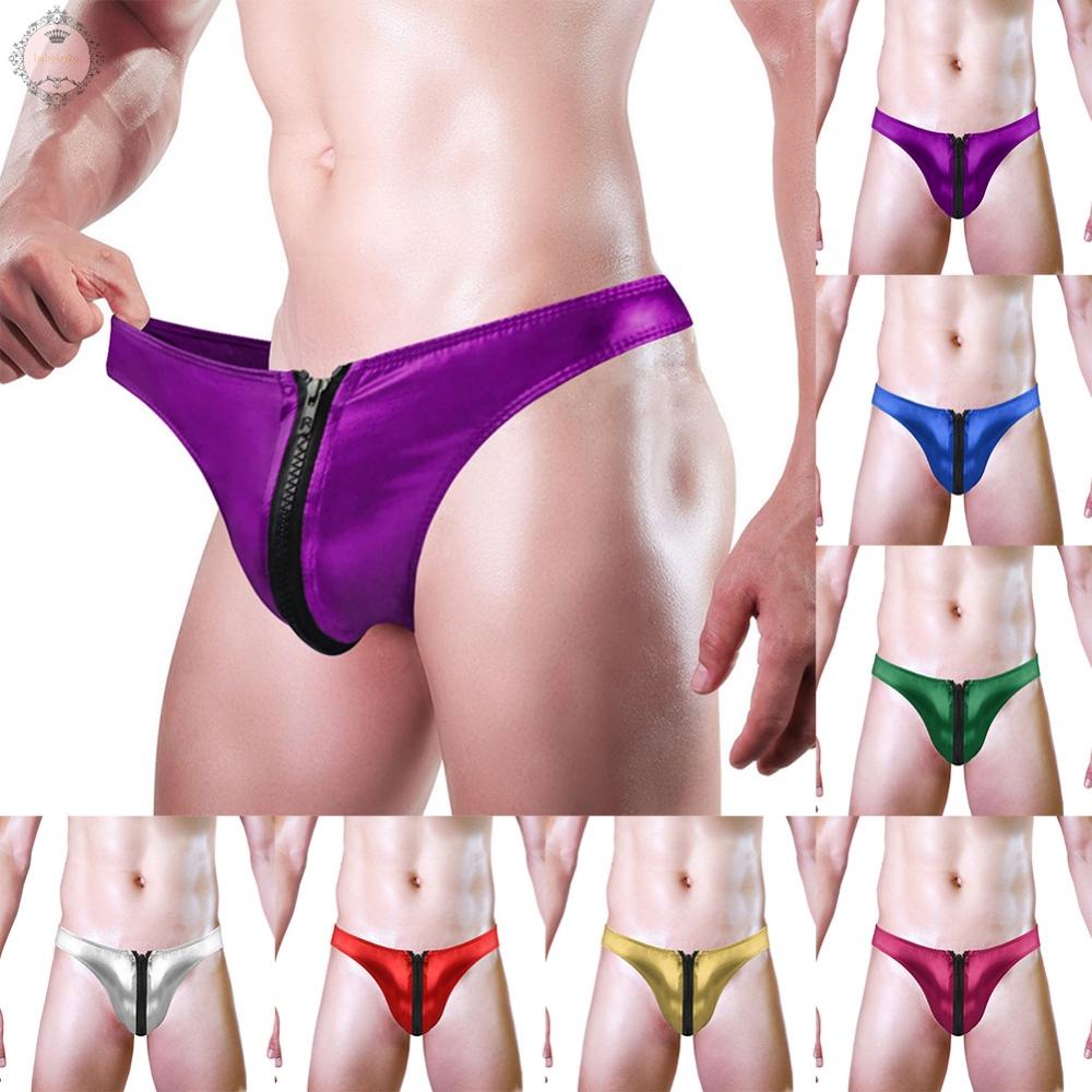 Men Underwear Underpants Breathable Comfortable Flex Leather Leightweight