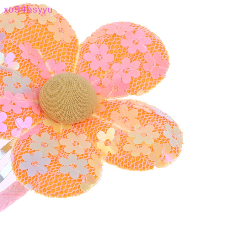 1 Cặp Kẹp Tóc Xo94Bsyu Họa Tiết Hoa Đơn Giản Đáng Yêu Cho Bé Gái