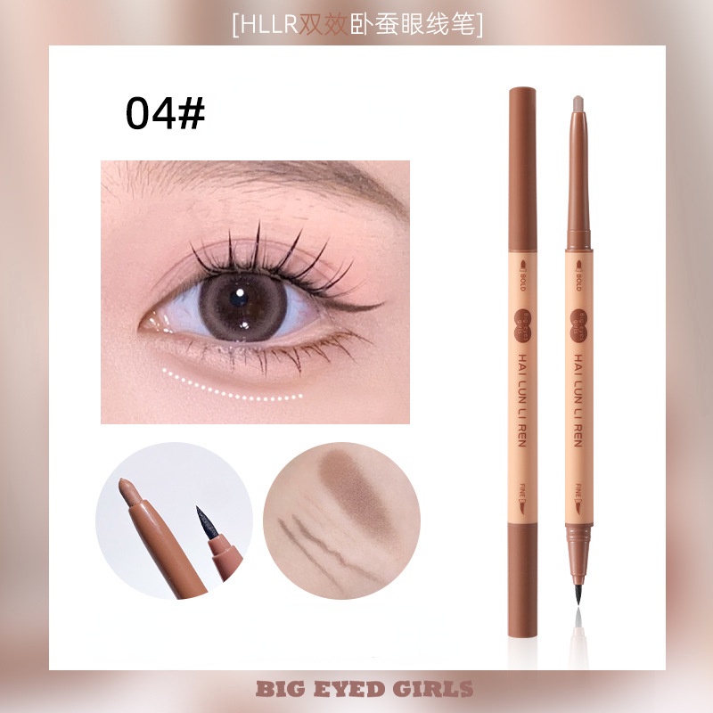 Bút Kẻ Mắt Nước Hai Đầu Lâu Trôi Tự Nhiên HLLR 0.25g