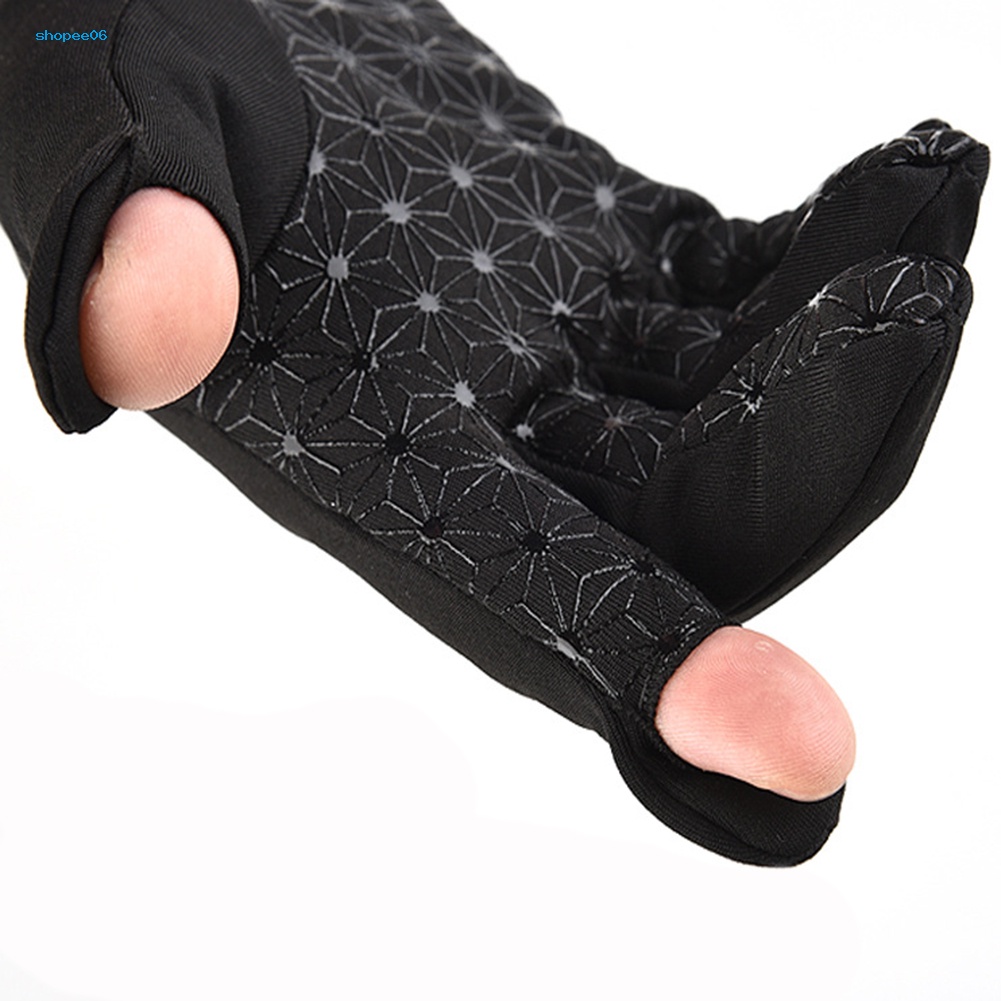 Găng Tay Hở Ngón Unisex Mềm Mại Chống Trượt