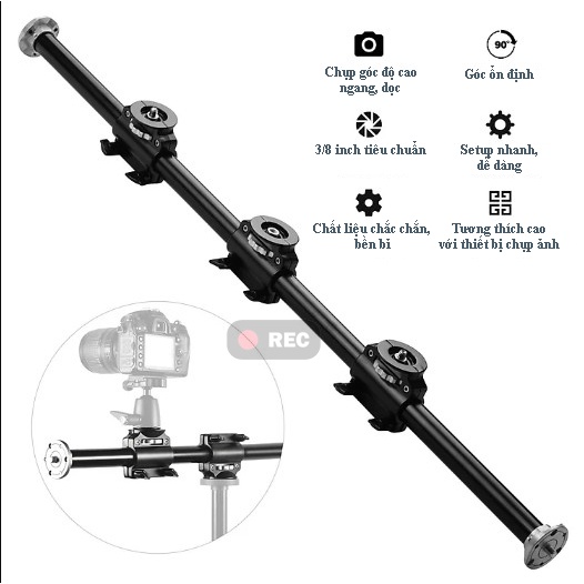 Tay boom treo máy ảnh góc quay overhead chuyên nghiệp