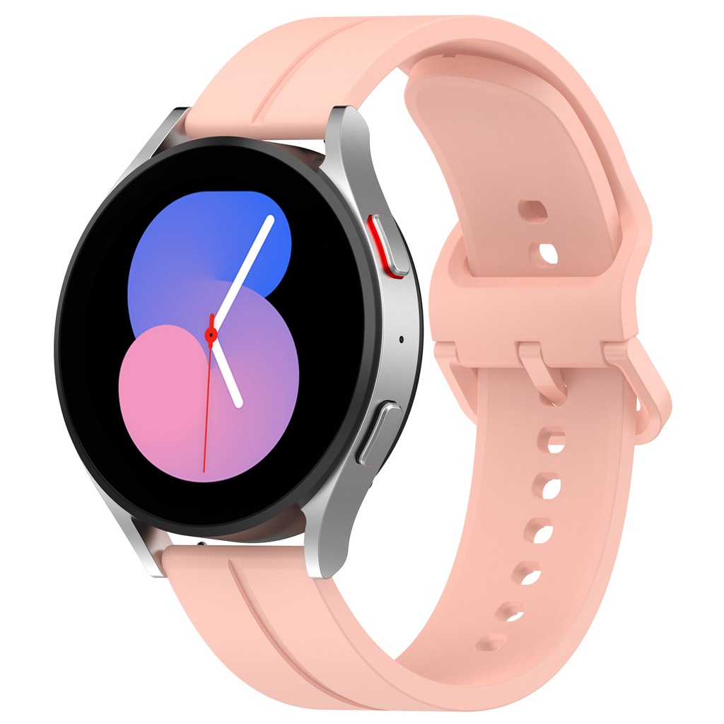 Dây Đeo Bằng Silicone 20mm 40 / 44mm Cho Đồng Hồ Thông Minh Samsung Galaxy Watch Active 2 5 / 4 / 3