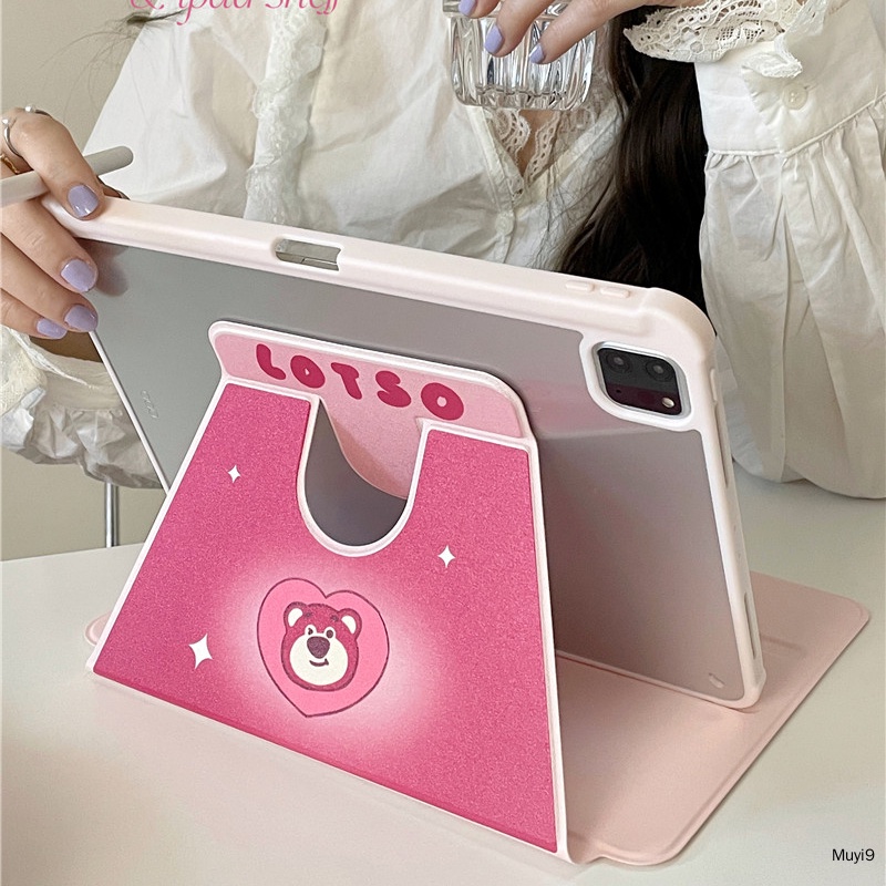 Bao Da Máy Tính Bảng In Hình Hoa Hồng Thời Trang Cho Ipad 10.2 Ipad 10Th Mini 6 Ipad 9.7 Air 4 / 5 Pro 11 / Ipad 12.9 Ipad 9Th Ốp