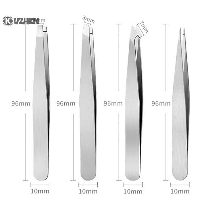 Nhíp gắn lông mi giả KUZHEN bằng thép không gỉ