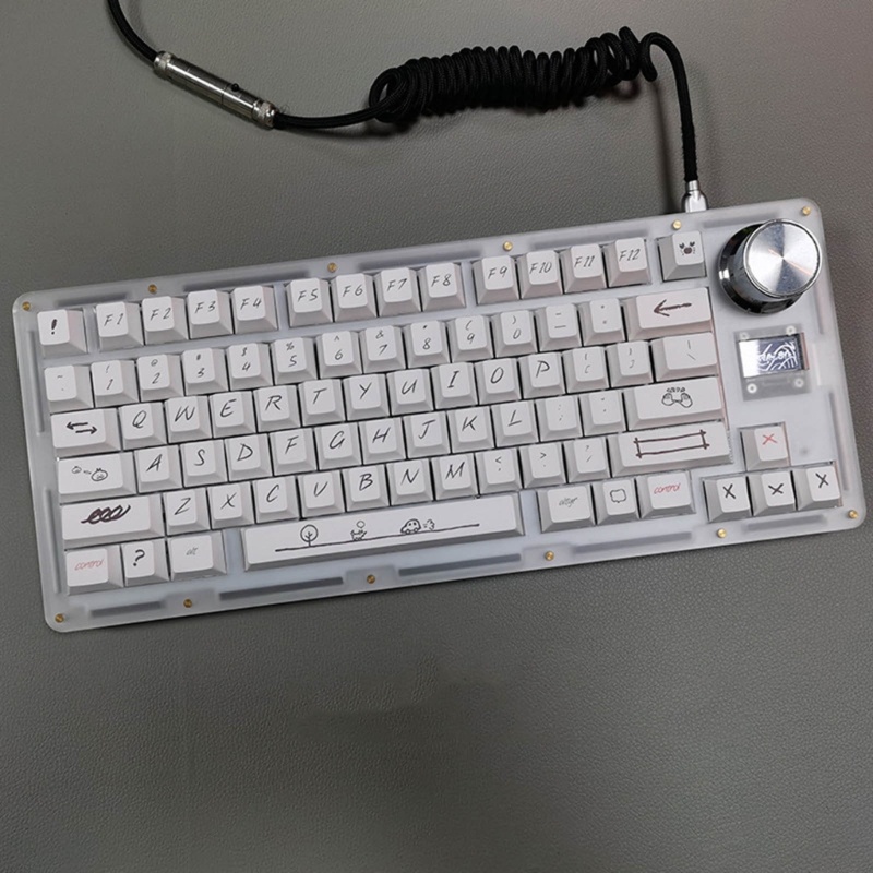Bộ 131 Nút Bấm Họa Tiết graffiti Thay Thế Cho Bàn Phím Cơ cherry mx