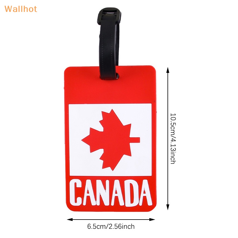 Tag Hành Lý Du Lịch Bằng PVC Hình Lá Cờ Sáng Tạo Cho Nam Và Nữ