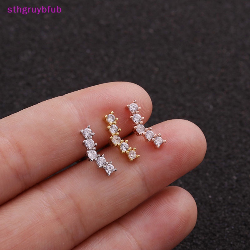 1 Khuyên Tai Nữ Đính Đá Thời Trang