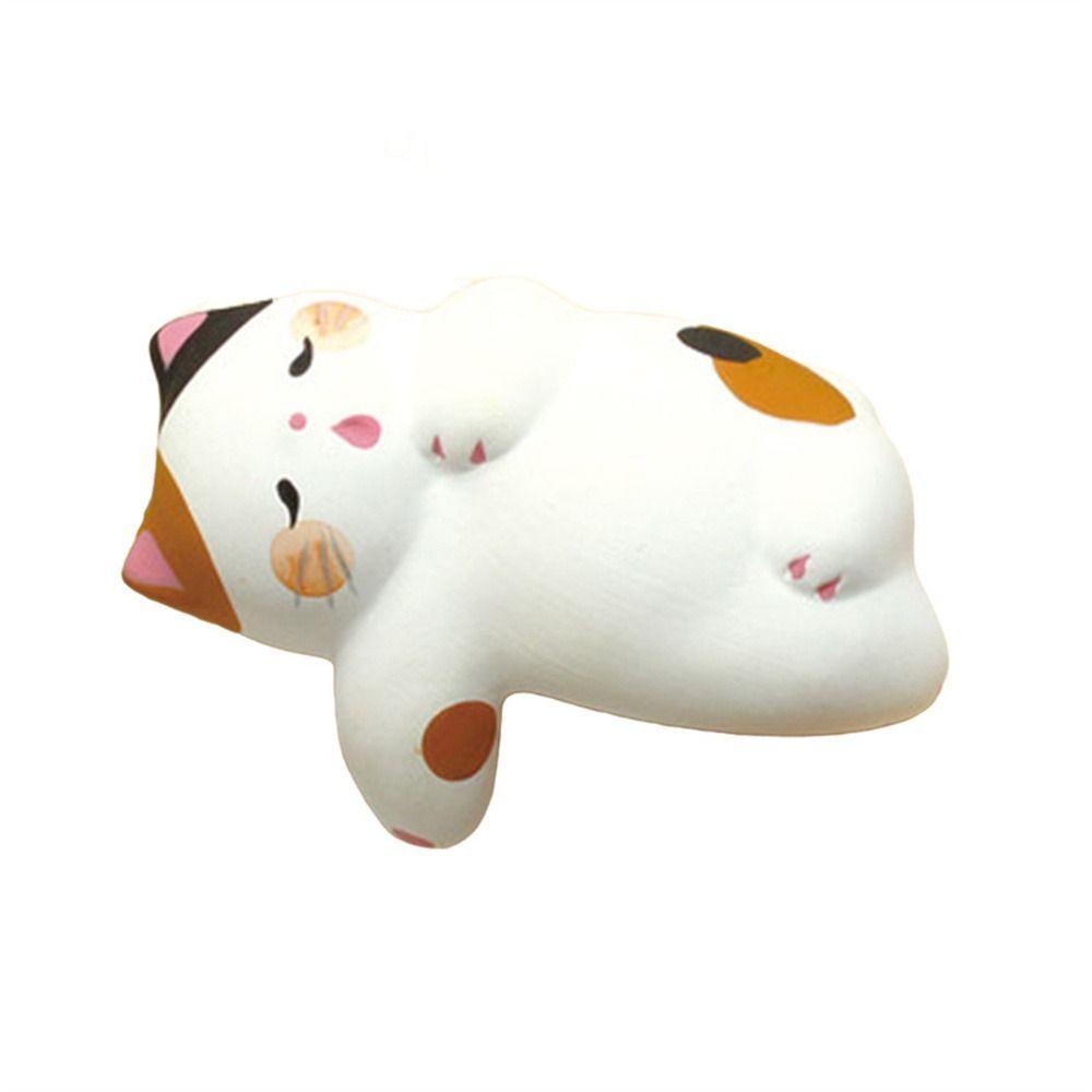 Đồ trang trí Chú Mèo Đen Mini Bằng Nhựa Resin Trang Trí Xe Hơi