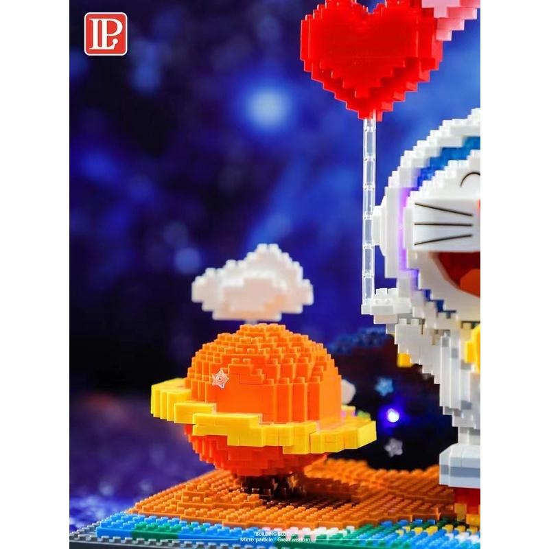 Đồ Chơi Lắp Ráp Phi Hành Gia Doraemon Dùng Làm Quà Tặng Cho Bé
