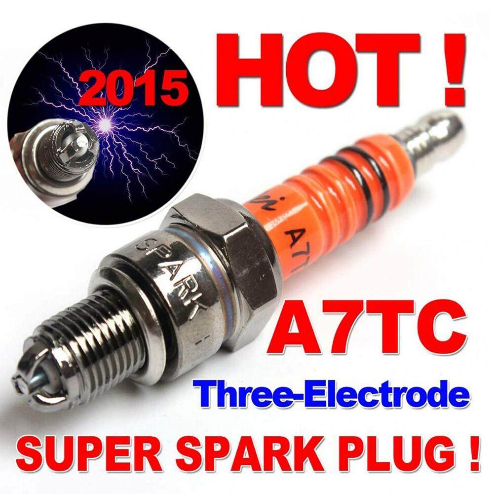 Bugi A7TC cho xe máy chân ngắn 3 chấu , loại 50cc-150cc NSA