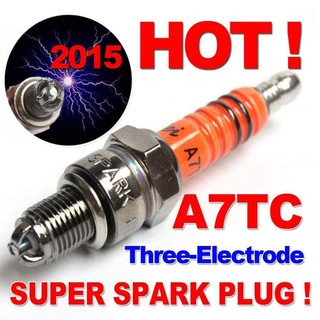 Bugi a7tc cho xe máy chân ngắn 3 chấu , loại 50cc-150cc nsa