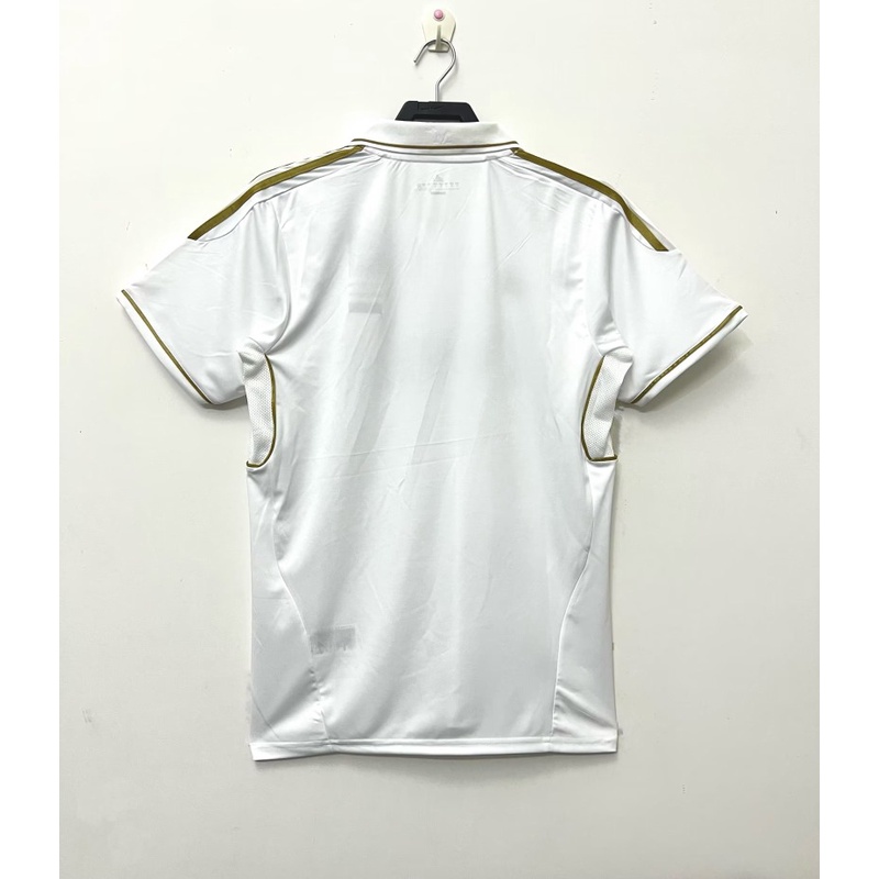 Áo Thun Thể Thao Tay Ngắn In Logo Real Madrid Phong Cách Vintage Size S-XXL 2011-12