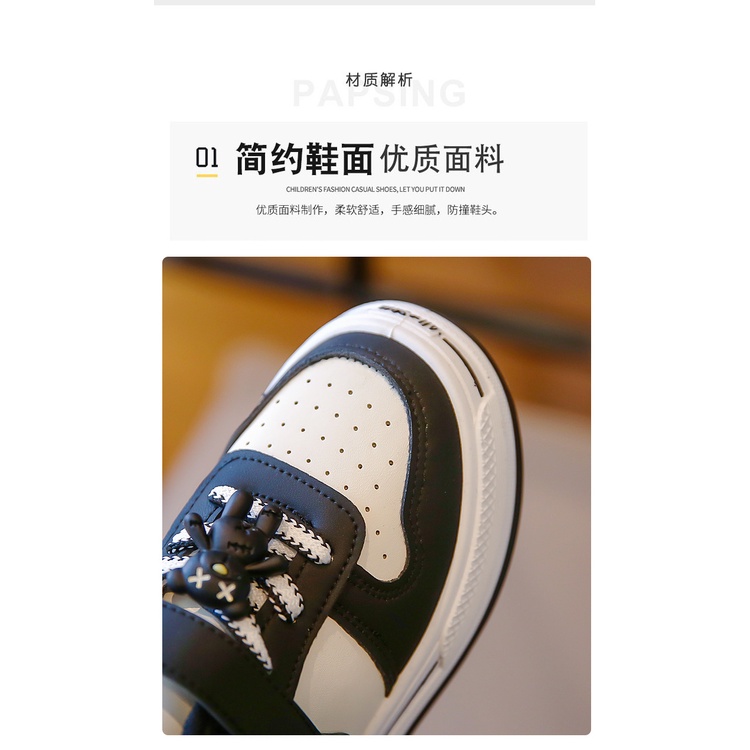 Giày Thể Thao Da Thời Trang Mùa Thu 2023 Cho Bé Gái 3-12 Tuổi