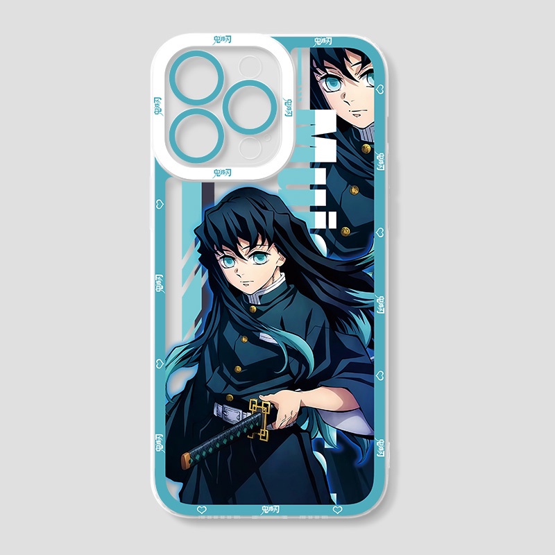Ốp Điện Thoại TPU Dẻo Họa Tiết Hoạt Hình Demon Slayer Tokitou Tomioka Giyuu Cho Iphone 14 13 12 11 Pro Max Iphone 11