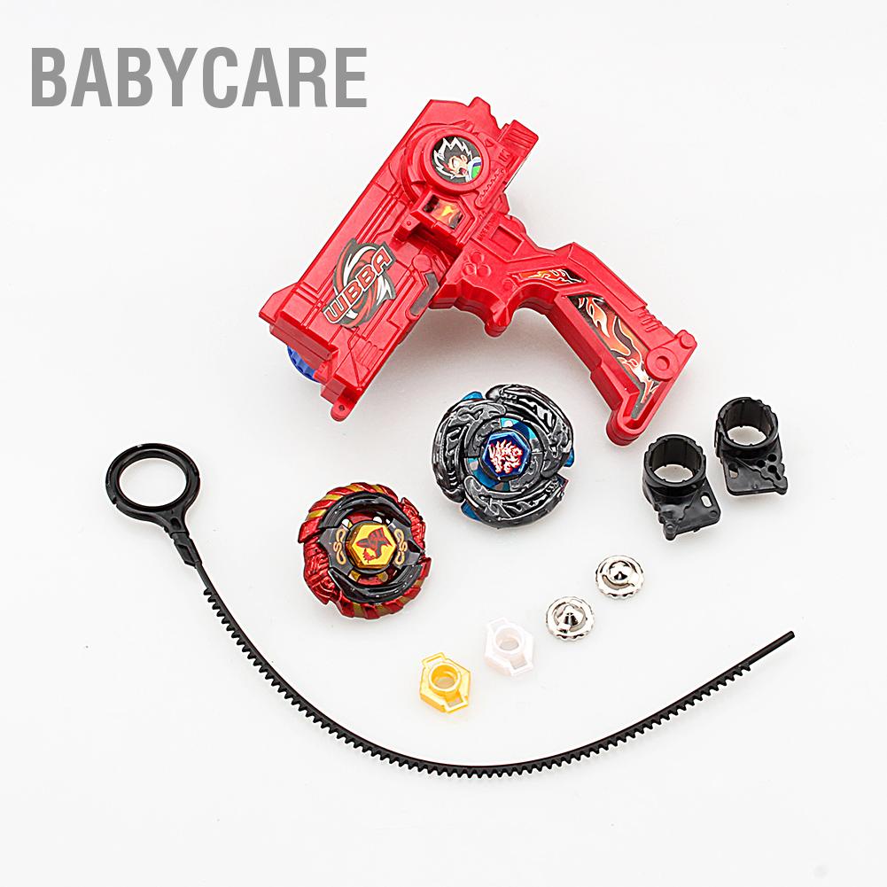 Babycare 1 Bộ Beyblade W/ Launcher Metal Fusion Xoay Rapidity Fight Masters Đồ chơi Quà tặng