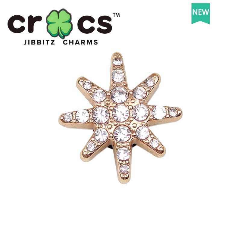 Dây Chuyền Kim Loại Mặt Hình Giày Dép crocs Đính Hạt Ngọc Trai / Bướm / Hoa Xinh Xắn DIY