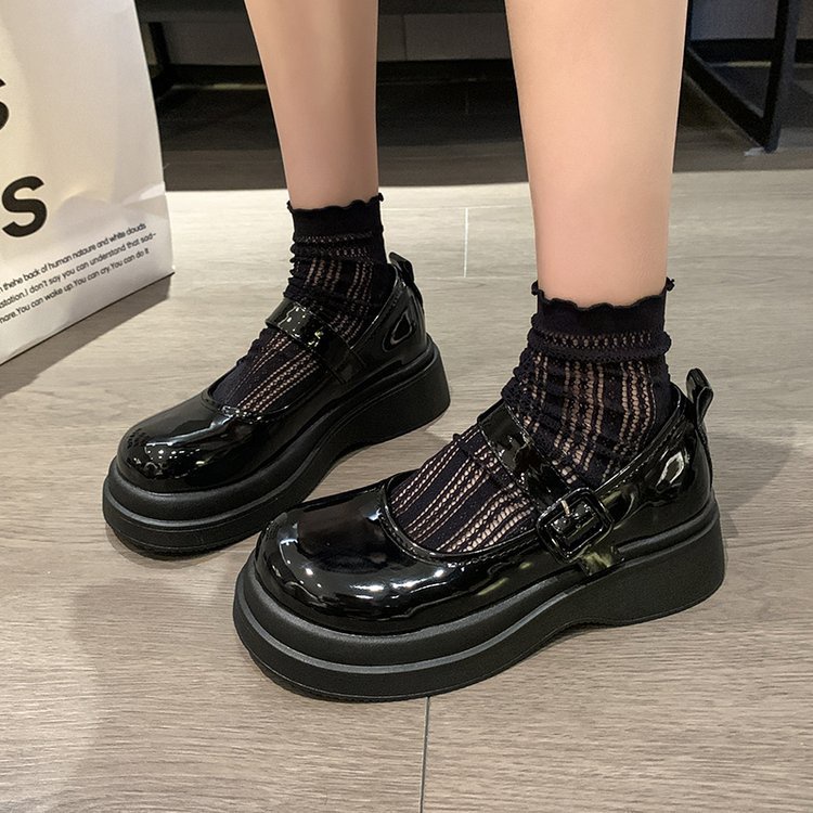 Giày búp bê UNTEEY 023 B92G02A 34Z230821 đế mềm chống trượt phong cách Lolita xinh xắn cho nữ 2023