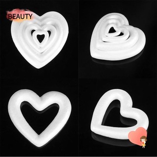 Miếng mút xốp polystyrene hình trái tim dùng trang trí tiệc cưới
