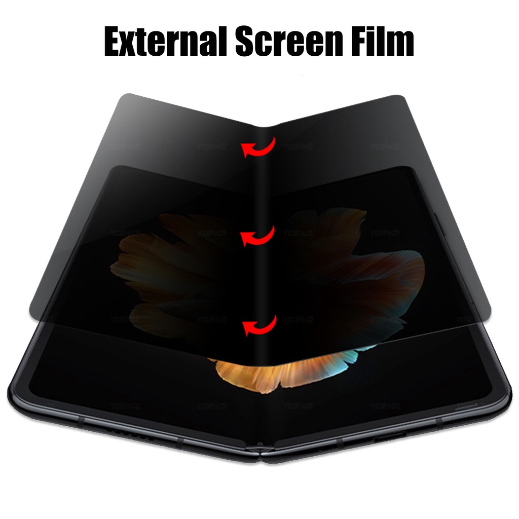 Miếng Dán Hydrogel Mềm Bảo Vệ Màn Hình Chống Nhìn Trộm Cho Samsung Galaxy Z Fold 5 4 3 2 W21 W22 W23