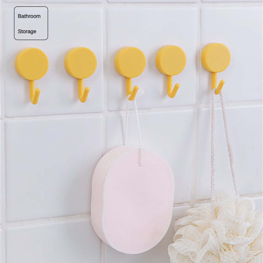 8 Màu Xoay 360° Móc Tự Dính Nhà Bếp Phòng Tắm Móc Mạnh Mẽ Không Đánh Dấu Móc Bếp Hộ Gia Đình Treo Tường Móc Treo Cửa Truing1