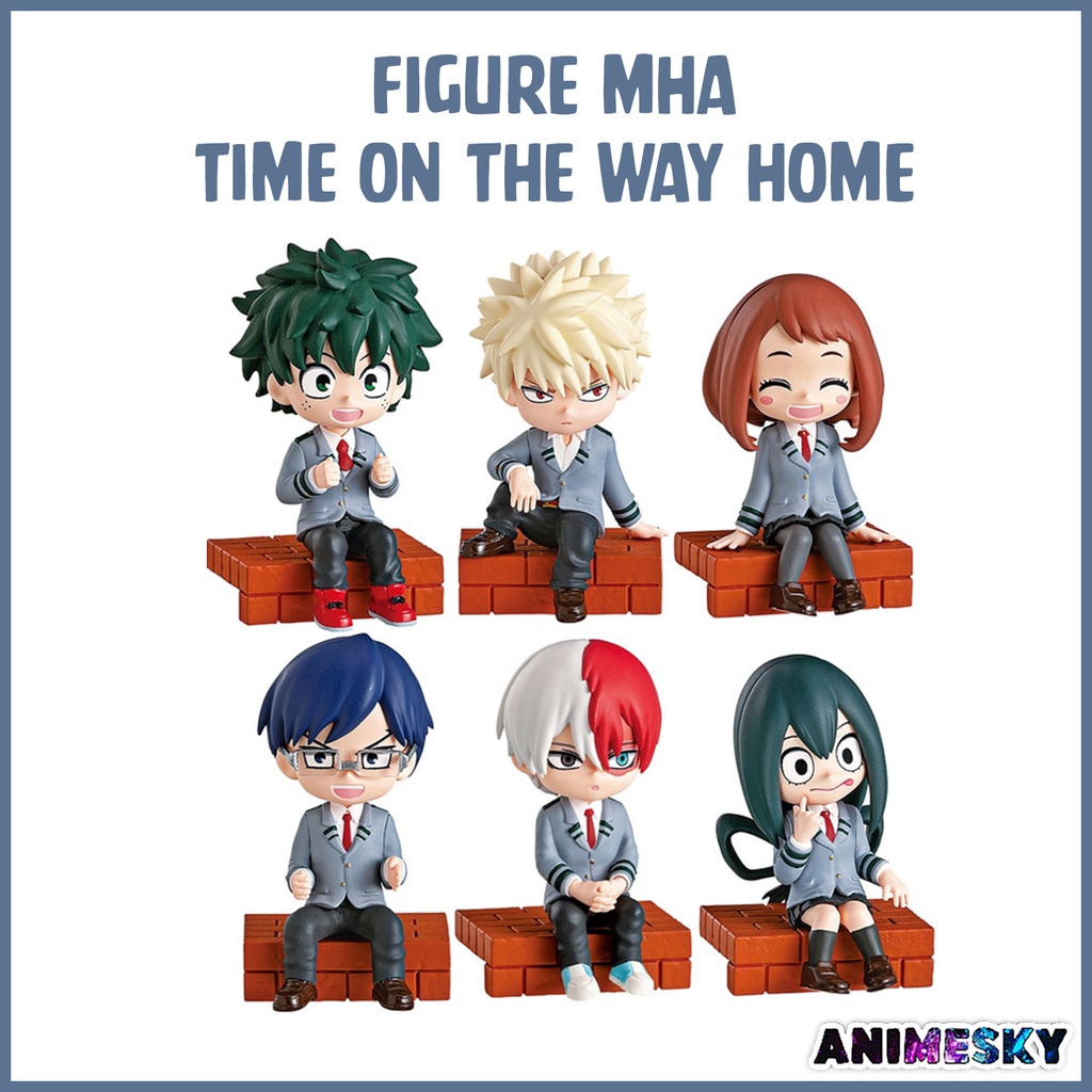 Blind Box mô hình My Hero Academia ngồi Time on the way home - Figure MHA chính hãng