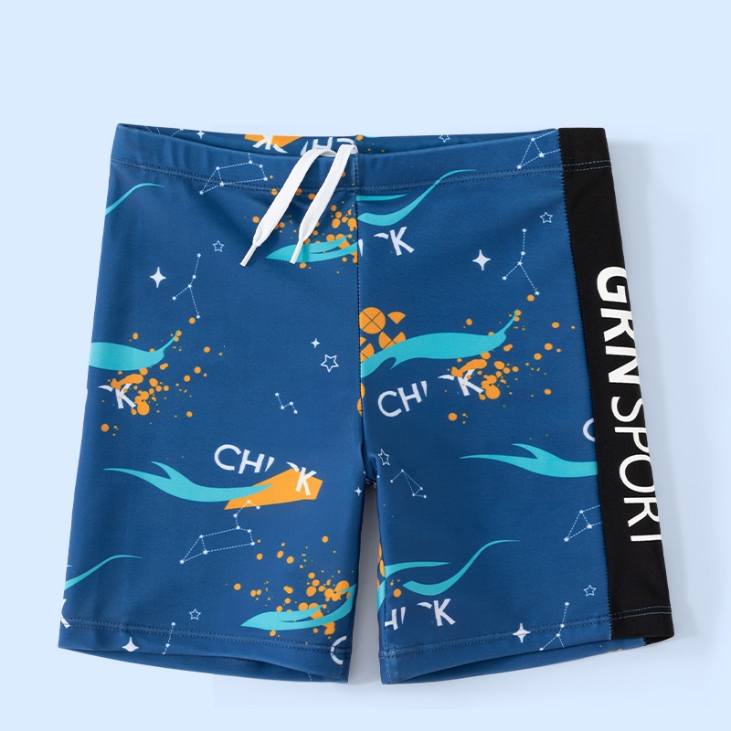 Quần bơi bé trai, chất vải mềm mại, co giãn họa tiết hoạt hình phù hợp cho bé từ 17kg đến 40kg