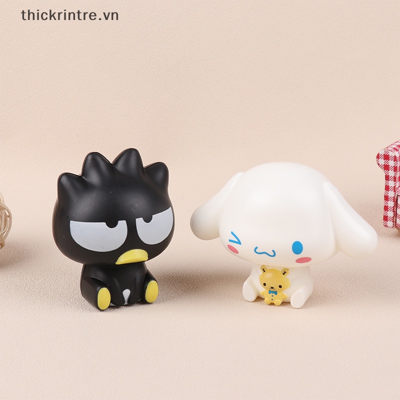 Mô Hình Nhân Vật Cinnamoroll Pachacco Kuromi Hello Kitty Dễ Thương Trang Trí Bánh Kem DIY
