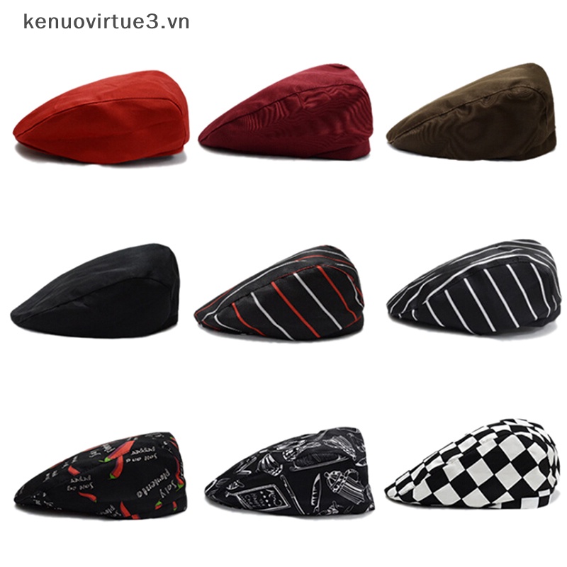 Mũ Beret Cotton Màu Trơn Thời Trang Cho Nam Giới