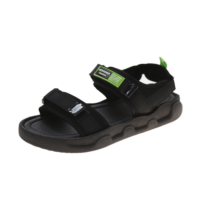 Sandal Nữ Quai Dán FIN Hàn Quốc Quai 3 Màu Hot Trend AA6487