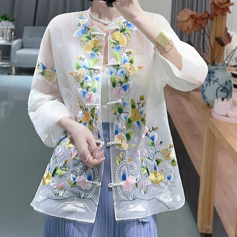 Áo Khoác cardigan Mỏng Tay Dài Chống Nắng Phong Cách Cổ Điển Thời Trang Cho Nữ 2023 tang