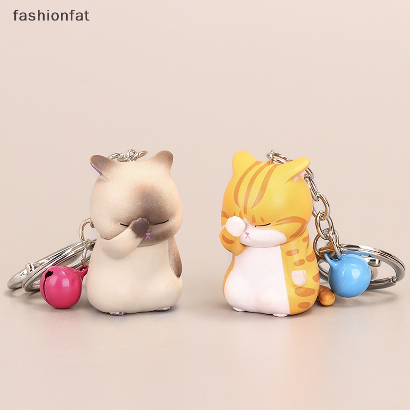 Móc Khóa Hình Mèo Chubby Dễ Thương