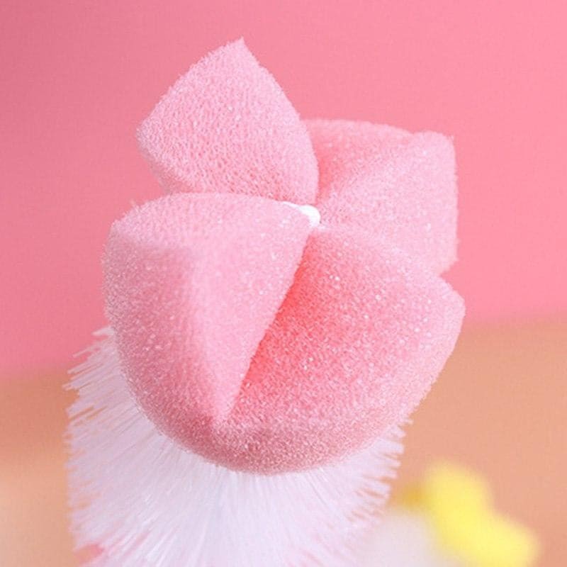 Bàn chải chai xốp Bàn chải bình núm vú bé Bàn chải chai thủy tinh và nước với lông mềm lâu dài